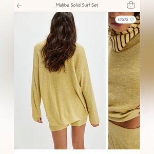 Free People Malibu Surf Set in Apricot Gelato